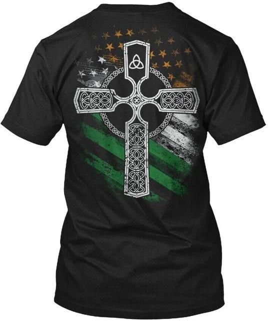Irish American Flag T shirt Made in the USA Size S to 5XL S
Irish American Flag T shirt Made in the USA Size S to 5XL S