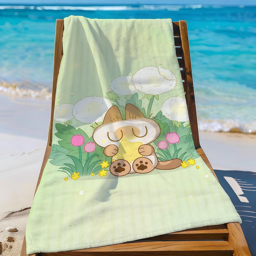 Kawaii A-Azuki Siamese Cat Towel Sports Quick Dry Travel Camping Gear Sandproof Soft Light Large Beach Towel W30*H60(CM)
Kawaii A-Azuki Siamese Cat Towel Sports Quick Dry Travel Camping Gear Sandproof Soft Light Large Beach Towel W30*H60(CM)