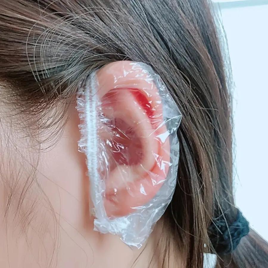 100pcs Disposable Waterproof Ear Cover Bath Shower Salon Ear Protector Cover Caps Dyeing Hair One-off Earmuffs easy to use 100 PCs/bag
100pcs Disposable Waterproof Ear Cover Bath Shower Salon Ear Protector Cover Caps Dyeing Hair One-off Earmuffs easy to use 100 PCs/bag