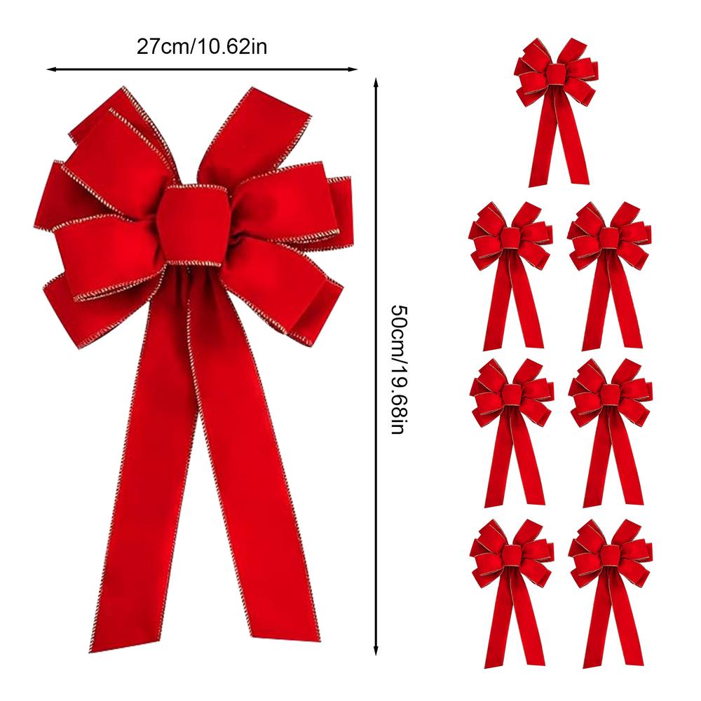 Red Bows Christmas Tree Topper Decoration Big Bow 8X Red Christmas Bows Christmas Tree Topper Ornament Bow For Christmas Home 27x50cm
Red Bows Christmas Tree Topper Decoration Big Bow 8X Red Christmas Bows Christmas Tree Topper Ornament Bow For Christmas Home 27x50cm