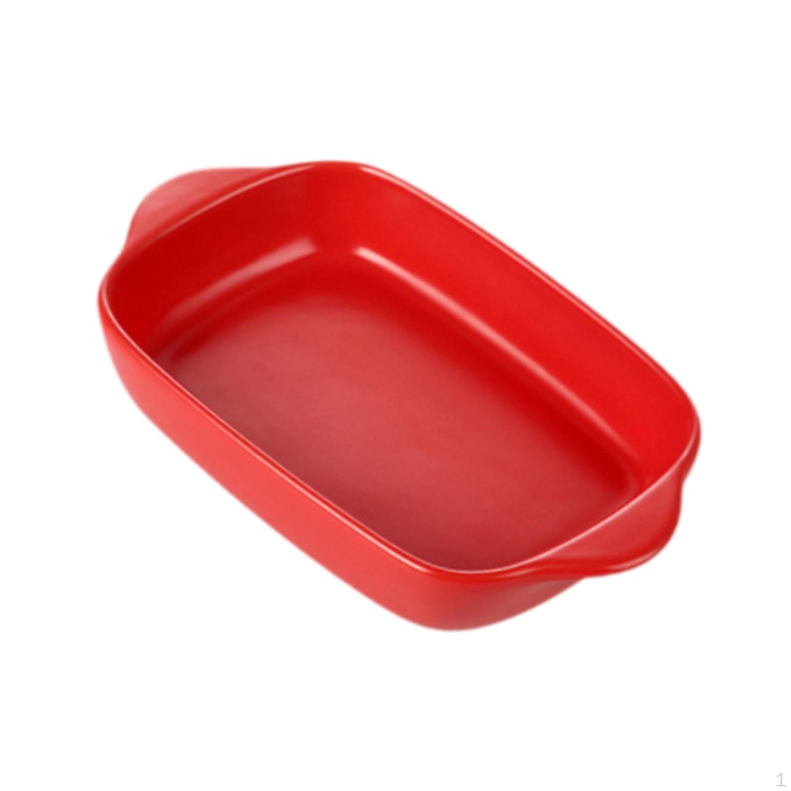 Керамическая форма для выпечки хлеба Простая в использовании штабелируемая универсальная сервировочная тарелка Посуда для духовки для ресторанов красный
Керамическая форма для выпечки хлеба Простая в использовании штабелируемая универсальная сервировочная тарелка Посуда для духовки для ресторанов красный