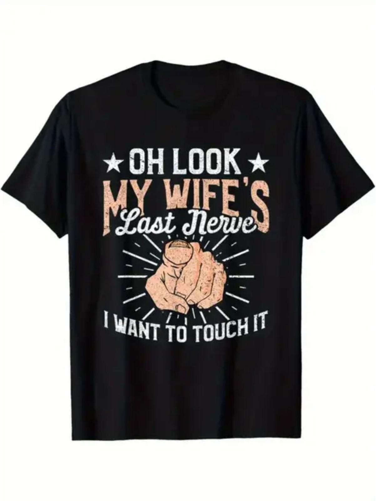 Men S Oh Look My Wife S Last Nerve I Want To Touch It graphic digital pri 5XL різнокольоровий
Men S Oh Look My Wife S Last Nerve I Want To Touch It graphic digital pri 5XL різнокольоровий