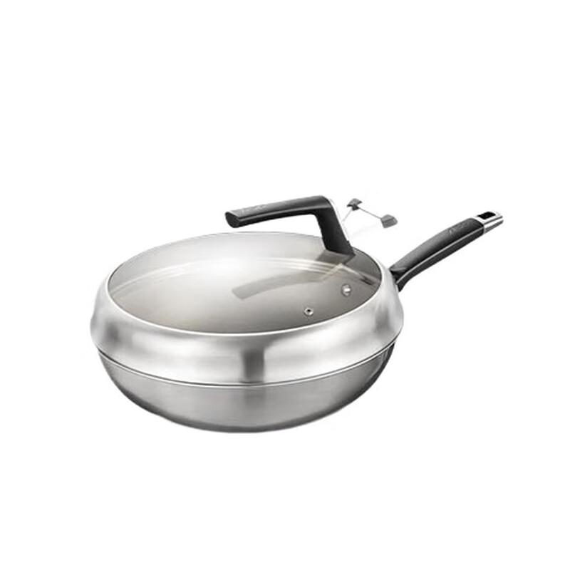 ASD 30cm Coating-Free Stainless Steel Non-Stick Wok
ASD 30cm Coating-Free Stainless Steel Non-Stick Wok