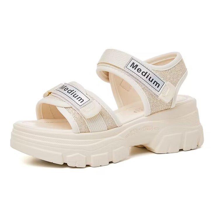 Platform sandals women s summer 2025 new muffin soft sole heightening women s shoes versatile sports fashion beach shoes 40
Platform sandals women s summer 2025 new muffin soft sole heightening women s shoes versatile sports fashion beach shoes 40