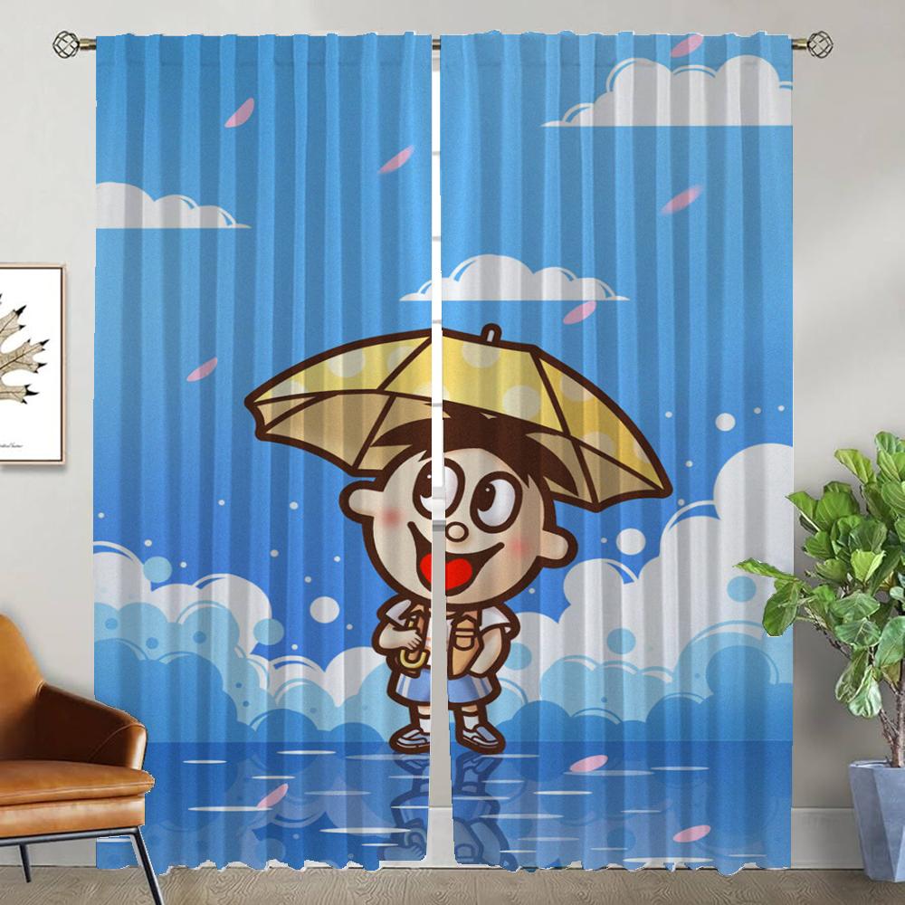 Set Of 2 Elegant Wangwang Room Curtains Tulle Bedroom Window Curtain Partition Halloween Decoration Home Interior Polyester Ideal For Decor W100*H130(CM)-Hooks&2PCS
Set Of 2 Elegant Wangwang Room Curtains Tulle Bedroom Window Curtain Partition Halloween Decoration Home Interior Polyester Ideal For Decor W100*H130(CM)-Hooks&2PCS