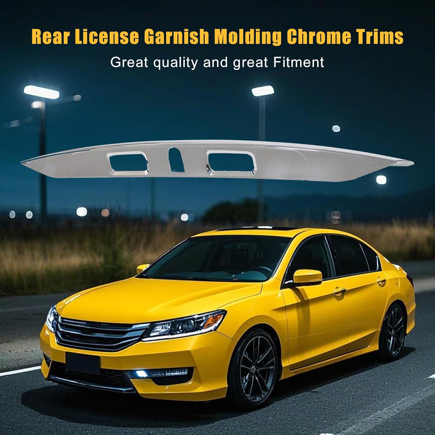 GXARTS Rear License Garnish Molding Chrome Trims 74890-T2F-A11 74890T2FA11 Compatible with 2013-2015 Honda Accord
GXARTS Rear License Garnish Molding Chrome Trims 74890-T2F-A11 74890T2FA11 Compatible with 2013-2015 Honda Accord