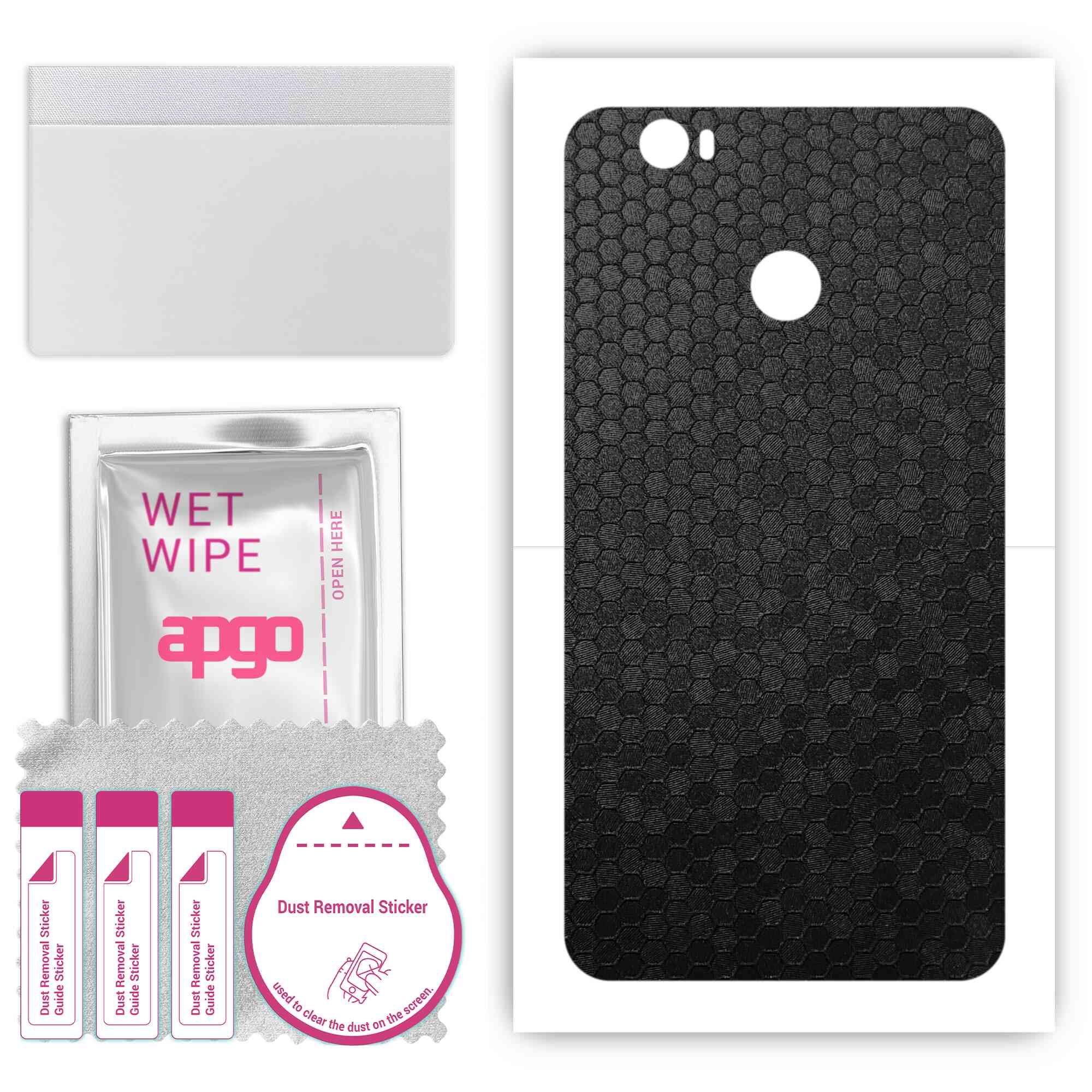 apgo Protective Skin Sticker for the back compatible with Oukitel U11 Plus, Wrap Film, Foil, Vinyl - Pattern Black Honeycomb
apgo Protective Skin Sticker for the back compatible with Oukitel U11 Plus, Wrap Film, Foil, Vinyl - Pattern Black Honeycomb