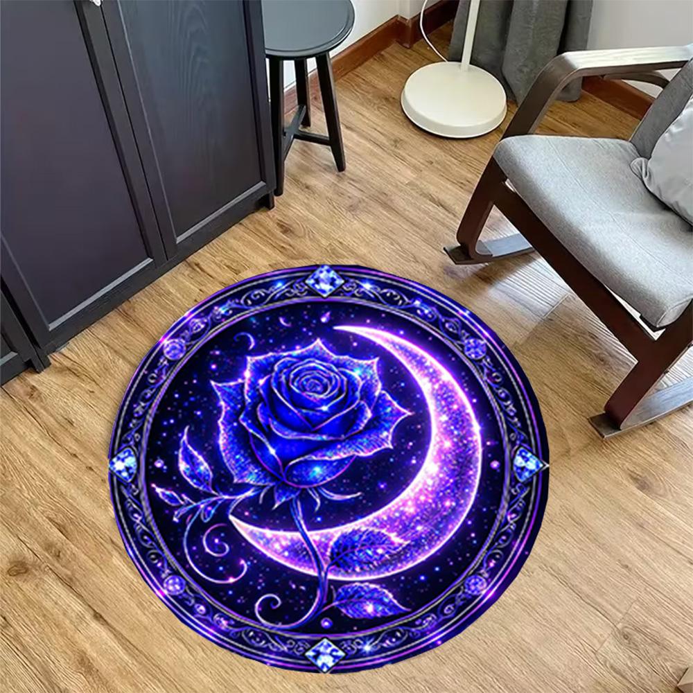 1pc home carpet with stained glass design non slip office decor gift living room bedroom Diameter 60cm
1pc home carpet with stained glass design non slip office decor gift living room bedroom Diameter 60cm