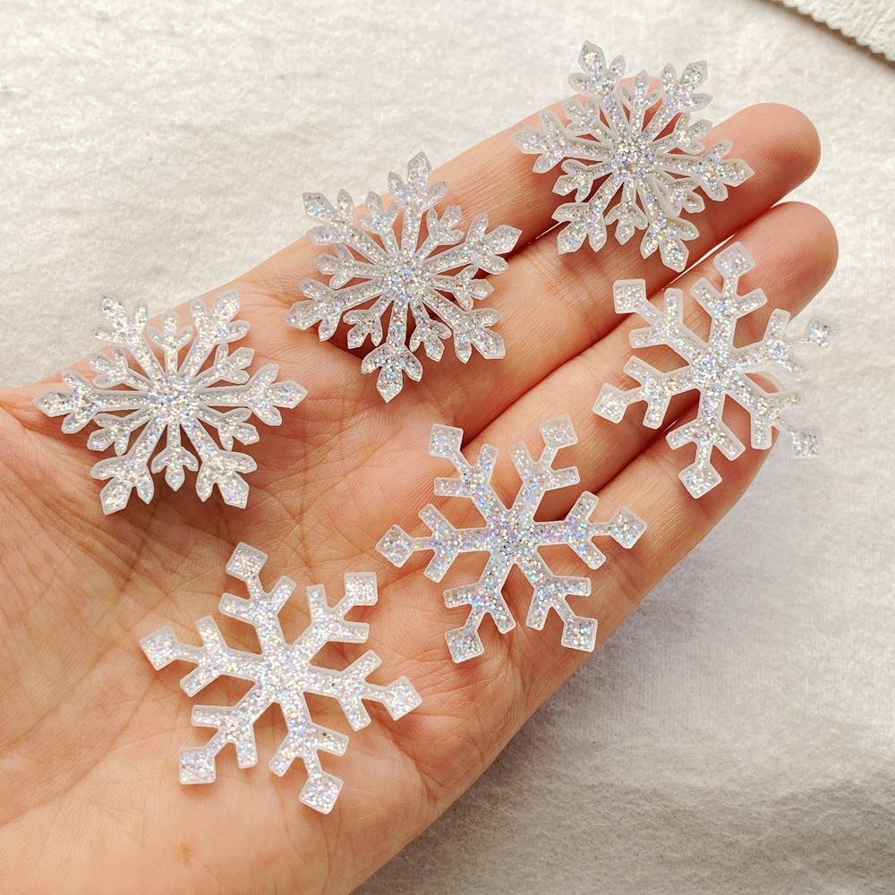 6PCS Colorful Glitter Silver Christmas Snowflakes Head Flat back Acrylic Sheet Miniature Pattern Applique DIY Decor Art Crafts
6PCS Colorful Glitter Silver Christmas Snowflakes Head Flat back Acrylic Sheet Miniature Pattern Applique DIY Decor Art Crafts