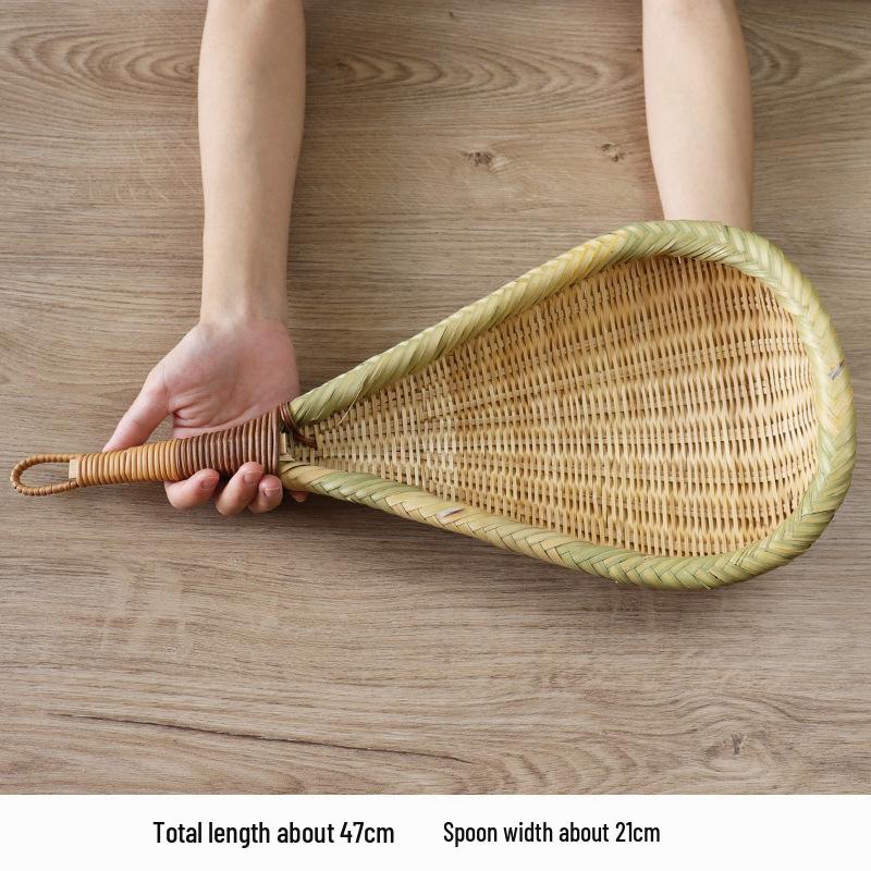 Handmade Bamboo Woven Colander & Sieve Set for Kitchen – Includes Draining Basket, Rice Washing Basket, Spoon, and Ladle
Handmade Bamboo Woven Colander & Sieve Set for Kitchen – Includes Draining Basket, Rice Washing Basket, Spoon, and Ladle