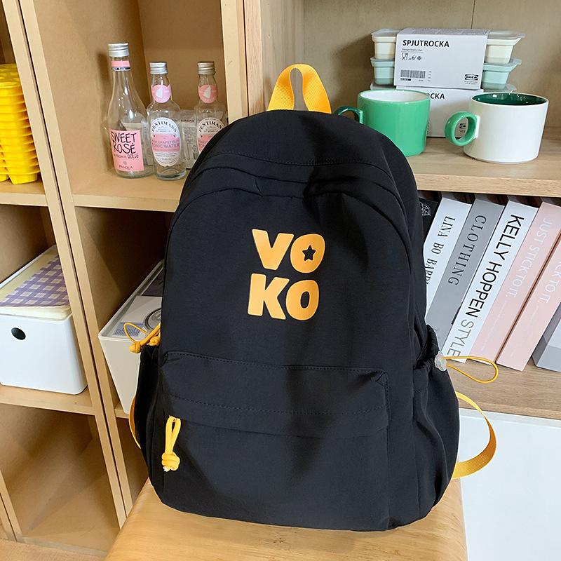 New Couples High end Simple Letter Solid Color Ins College School Bag Casual Spring Outing Bag Backpack .
New Couples High end Simple Letter Solid Color Ins College School Bag Casual Spring Outing Bag Backpack .