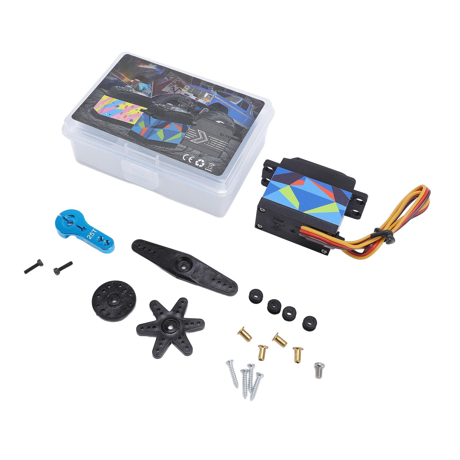 RC Digital Servo 35KG Aluminum Alloy Digital Servo with Arm Accessories for 110 112 RC Car Truck
RC Digital Servo 35KG Aluminum Alloy Digital Servo with Arm Accessories for 110 112 RC Car Truck