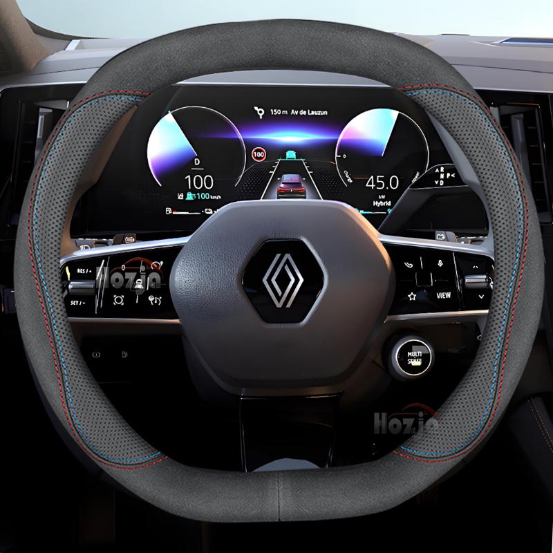 Leather Car Steering Wheel Cover for Renault Espace Austral Rafale Scenic Megane E-Tech 5 2024 2025 Auto Interior Accessories
Leather Car Steering Wheel Cover for Renault Espace Austral Rafale Scenic Megane E-Tech 5 2024 2025 Auto Interior Accessories