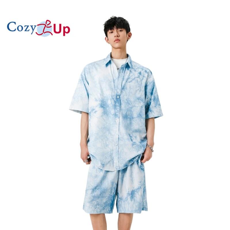 Men s Short-sleeved Shirt Sportswear Set Casual Versatile Beach Two-piece Suit 3XL синій
Men s Short-sleeved Shirt Sportswear Set Casual Versatile Beach Two-piece Suit 3XL синій