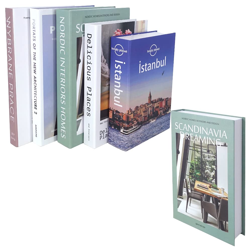Stylish Fake Book Set of 5 Interior Books for Photography Space and Display Decoration, Props, Creation,
Stylish Fake Book Set of 5 Interior Books for Photography Space and Display Decoration, Props, Creation,