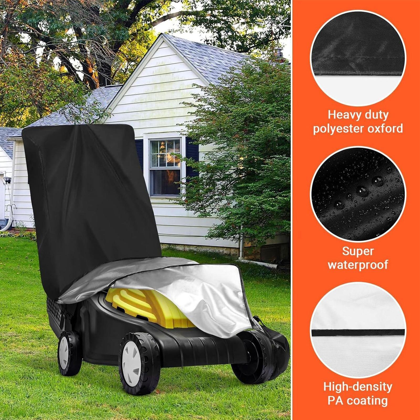 Lawn Mower Cover All Purpose Lawn Tractor Mower Machine Dust Covers UV Protection Tractor Protector for most push mowers China Mainland
Lawn Mower Cover All Purpose Lawn Tractor Mower Machine Dust Covers UV Protection Tractor Protector for most push mowers China Mainland