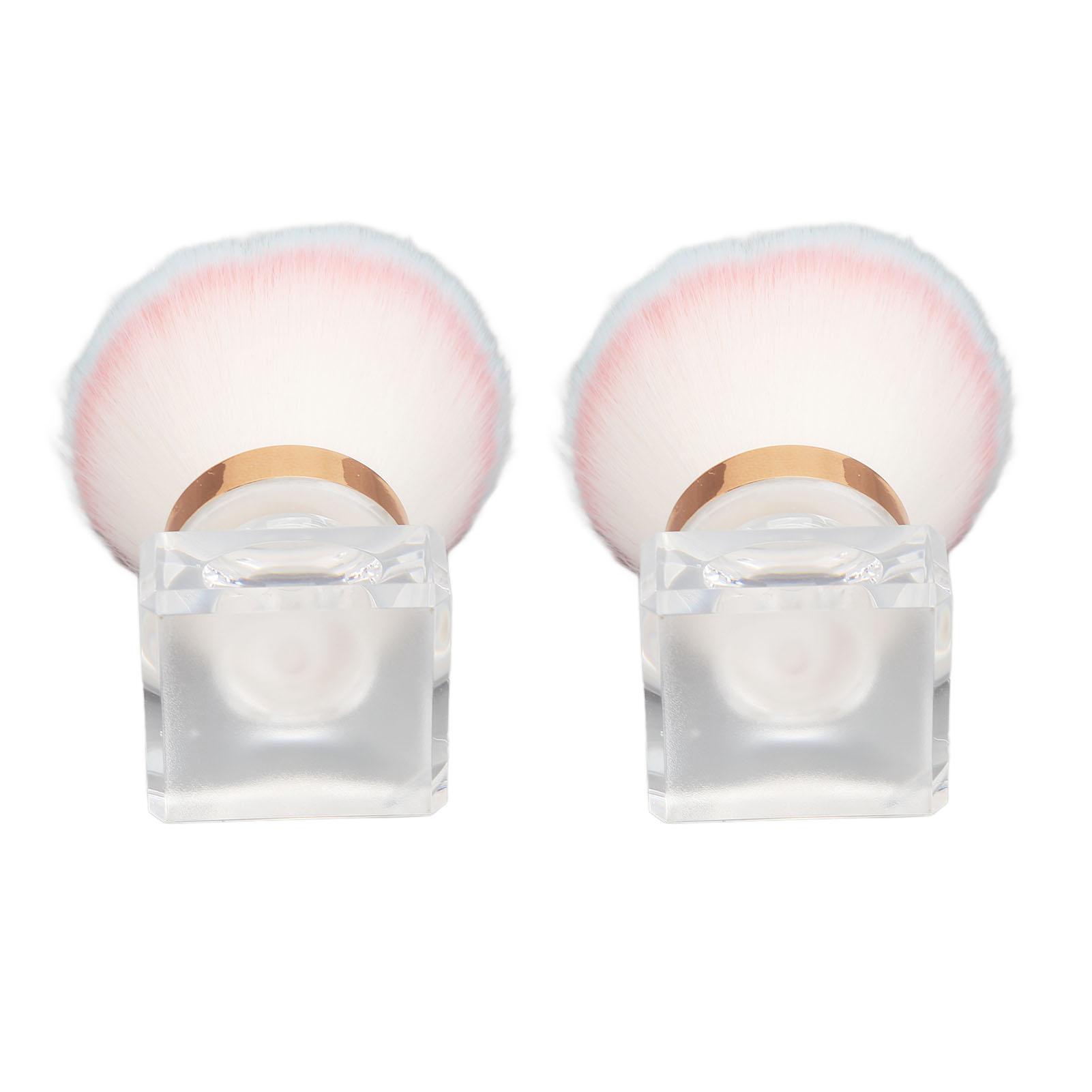2 Set Nail Art Powder Brushes Pink Soft Bristles Comfortable Handle Odorless Versatile for Nail Cleaning Makeup
2 Set Nail Art Powder Brushes Pink Soft Bristles Comfortable Handle Odorless Versatile for Nail Cleaning Makeup