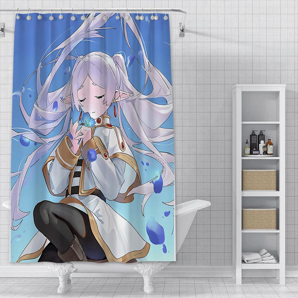 Shower Frieren Curtain Waterproof Polyester Fabric Paint Colorful Bath Curtains Home Bathroom Decor Curtain With Hook YL90x180cm
Shower Frieren Curtain Waterproof Polyester Fabric Paint Colorful Bath Curtains Home Bathroom Decor Curtain With Hook YL90x180cm