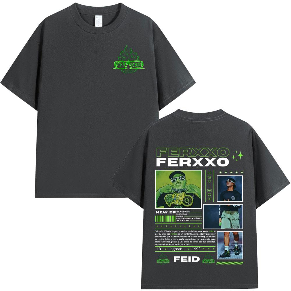 Rapper Feid FerxxoT Tshirt 2025 Summer Mens Womens Fashion Hip Hop Tshirt Cotton Casual Comfortable Tshirt Street Wear S
Rapper Feid FerxxoT Tshirt 2025 Summer Mens Womens Fashion Hip Hop Tshirt Cotton Casual Comfortable Tshirt Street Wear S