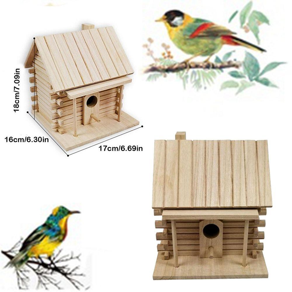 Wooden Swallows Wall-Mounted Garden Decor Bird Cages Bird Feeder Breeding Box Pet Hut Birds House
Wooden Swallows Wall-Mounted Garden Decor Bird Cages Bird Feeder Breeding Box Pet Hut Birds House
