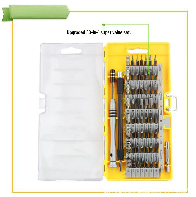 60-in-1 Multifunctional Screwdriver Set for Phone, Computer, and Digital Repairs
60-in-1 Multifunctional Screwdriver Set for Phone, Computer, and Digital Repairs