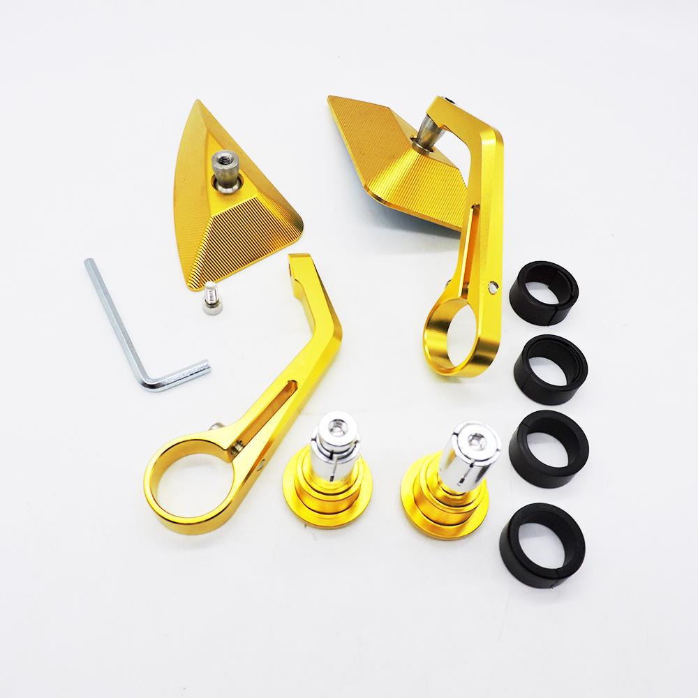 1 Pair 7/8 22mm Motorcycle Triangle Rear View Black Handle Bar End Side Rearview Mirrors Black Silver Gold
1 Pair 7/8 22mm Motorcycle Triangle Rear View Black Handle Bar End Side Rearview Mirrors Black Silver Gold