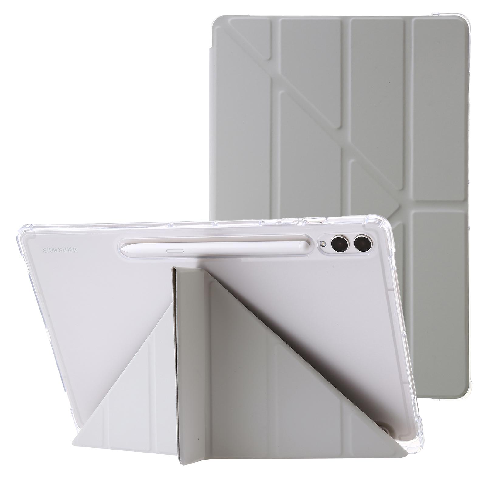 Для Samsung Galaxy Tab S10+ Чехол PU Кожа Подставка Оригами Прозрачная Накладка для Планшета Grey
Для Samsung Galaxy Tab S10+ Чехол PU Кожа Подставка Оригами Прозрачная Накладка для Планшета Grey