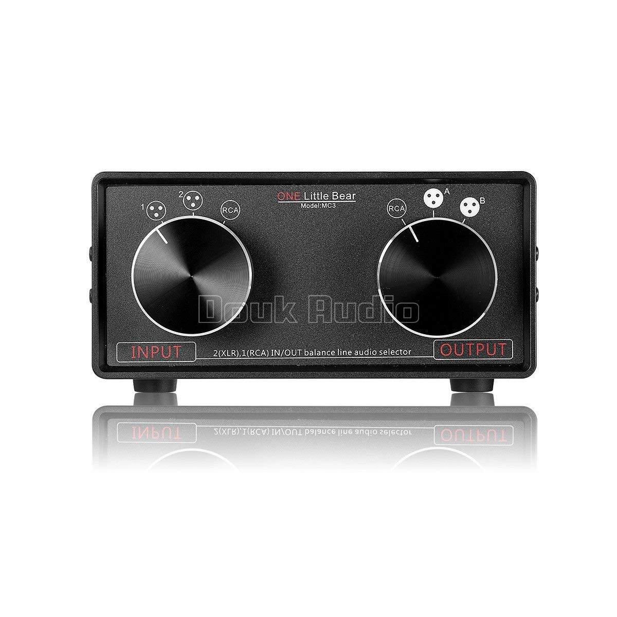 One Little Bear MC3 2 In 2 Out XLR Converter Audio Selector Splitter Box Passive Preamp XLR to RCA Switch Balanced/RCA чорний
One Little Bear MC3 2 In 2 Out XLR Converter Audio Selector Splitter Box Passive Preamp XLR to RCA Switch Balanced/RCA чорний