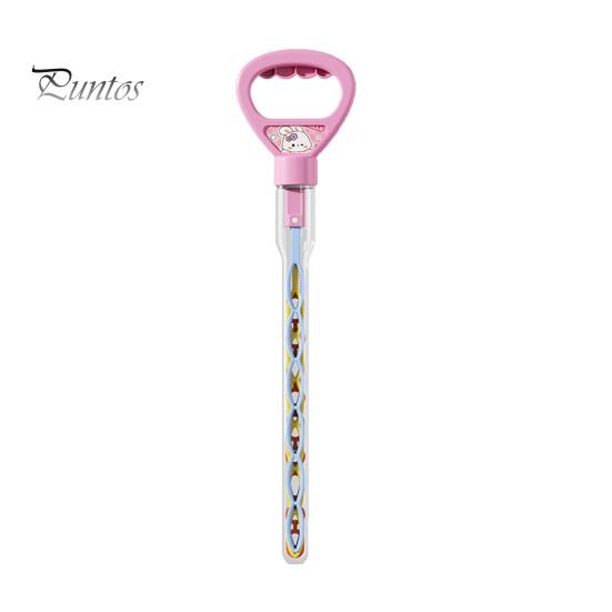 Мультяшная палочка для изготовления пузырей с животными, 5 когтей, 32 отверстия, летняя уличная ручная машина для выдувания пузырей, игрушка для малышей, мальчиков и девочек, рождественский подарок розовый