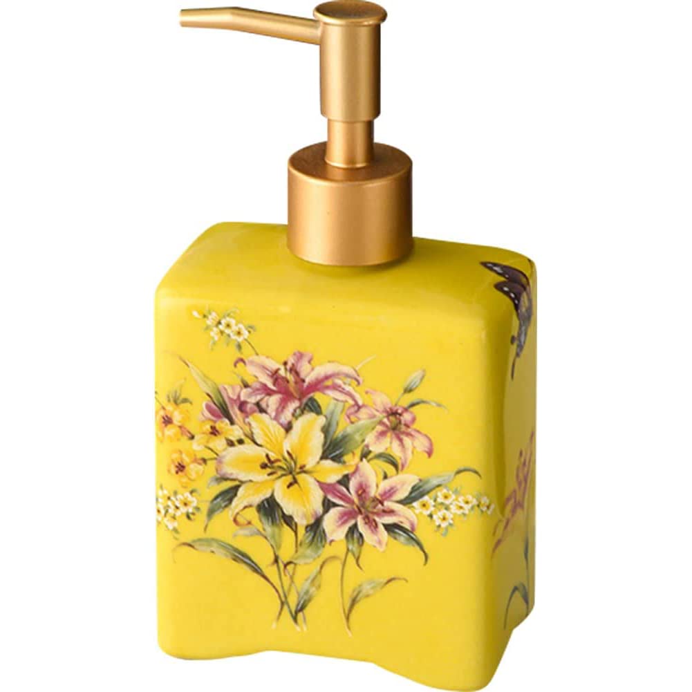 Бутылка-дозатор для мыла HIGHAWK Pump Bottle Refill Bottle Cute Ceramic Washroom/Bathroom/Kitchen (желтый)
Бутылка-дозатор для мыла HIGHAWK Pump Bottle Refill Bottle Cute Ceramic Washroom/Bathroom/Kitchen (желтый)