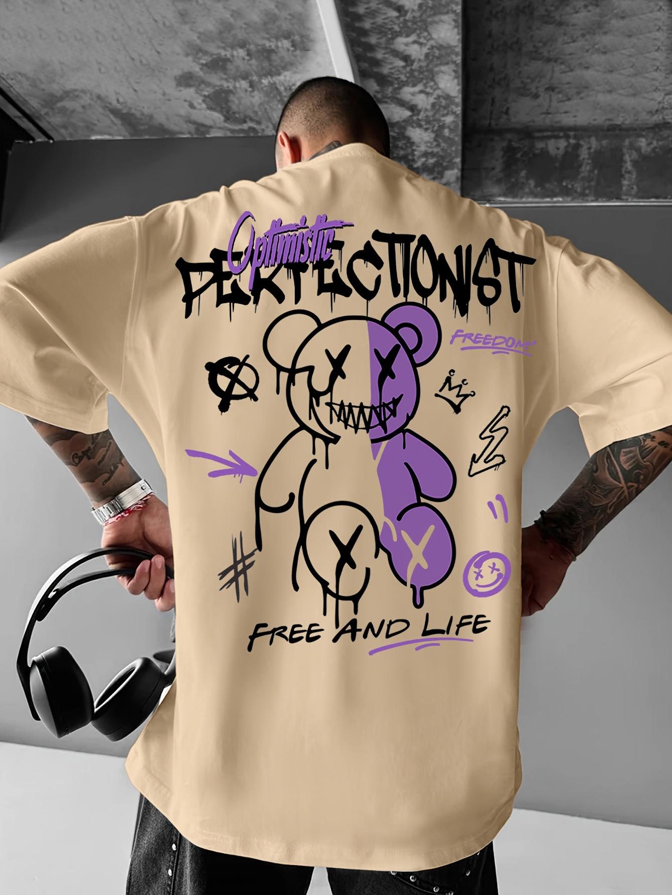 Men s summer 100 cotton fashionable casual sports loose American street letter printed round neck short sleeved T-shirt top 5XL різнокольоровий
Men s summer 100 cotton fashionable casual sports loose American street letter printed round neck short sleeved T-shirt top 5XL різнокольоровий