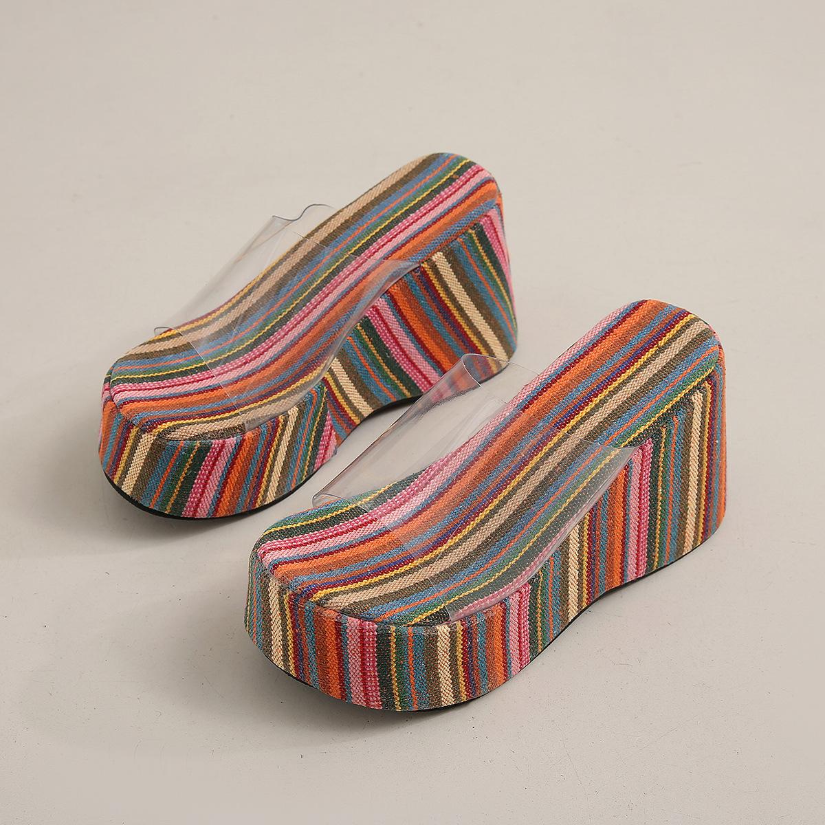 2024 Толстая подошва скошенный каблук прямой высокий каблук однотонный цвет ткань пляжные сандалии 41
2024 Толстая подошва скошенный каблук прямой высокий каблук однотонный цвет ткань пляжные сандалии 41