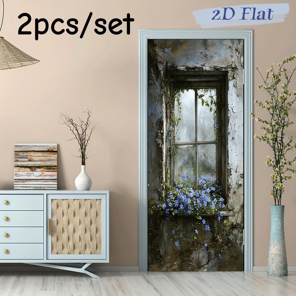 2pcs retro mottled wall vine blue flower window sill decoration wall sticker European countryside style self-adhesive removable (as the picture,38.5x200cmx2)
2pcs retro mottled wall vine blue flower window sill decoration wall sticker European countryside style self-adhesive removable (as the picture,38.5x200cmx2)