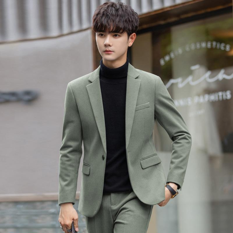 Casual Suit Suit Korean Version Slim Fit Trend Autumn and Winter Men s Small Suit Woolen Thickened Top Jacket 4XL
Casual Suit Suit Korean Version Slim Fit Trend Autumn and Winter Men s Small Suit Woolen Thickened Top Jacket 4XL