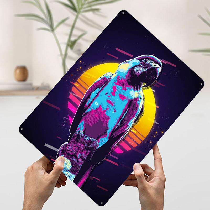 Retro Parrot Art Metal Poster Customized Wall Art Retro Vintage Tinplate Signs for Coffee Bar Accessories Bathroom Decor Room 7.9x11.8In(20x30cm)
Retro Parrot Art Metal Poster Customized Wall Art Retro Vintage Tinplate Signs for Coffee Bar Accessories Bathroom Decor Room 7.9x11.8In(20x30cm)