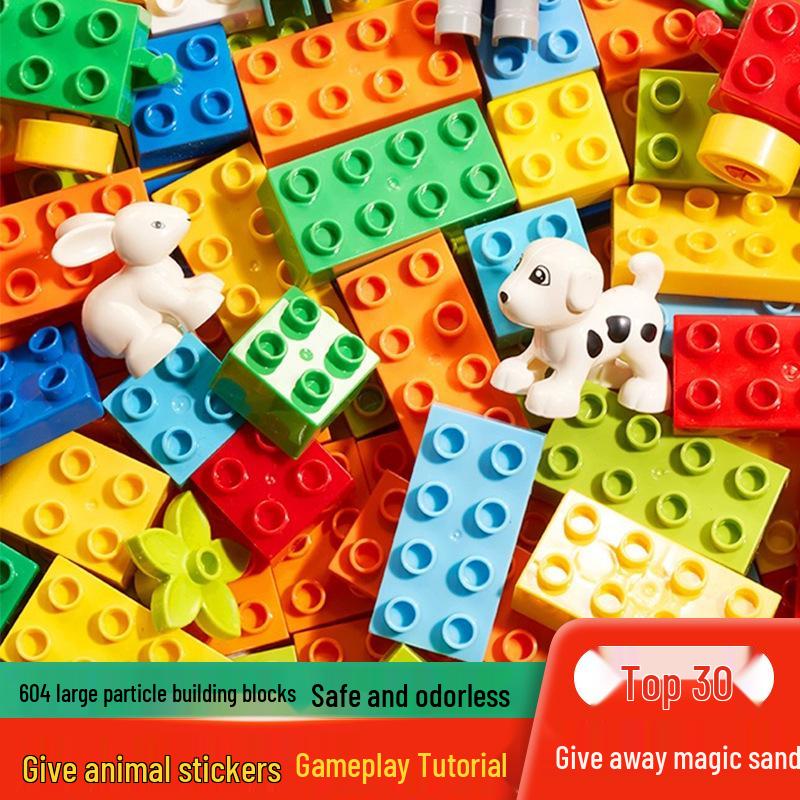 Large Particle Building Blocks for Ages 3-6: Educational Toy Compatible with Major Brands for Boys and Girls in Kindergarten.
Large Particle Building Blocks for Ages 3-6: Educational Toy Compatible with Major Brands for Boys and Girls in Kindergarten.