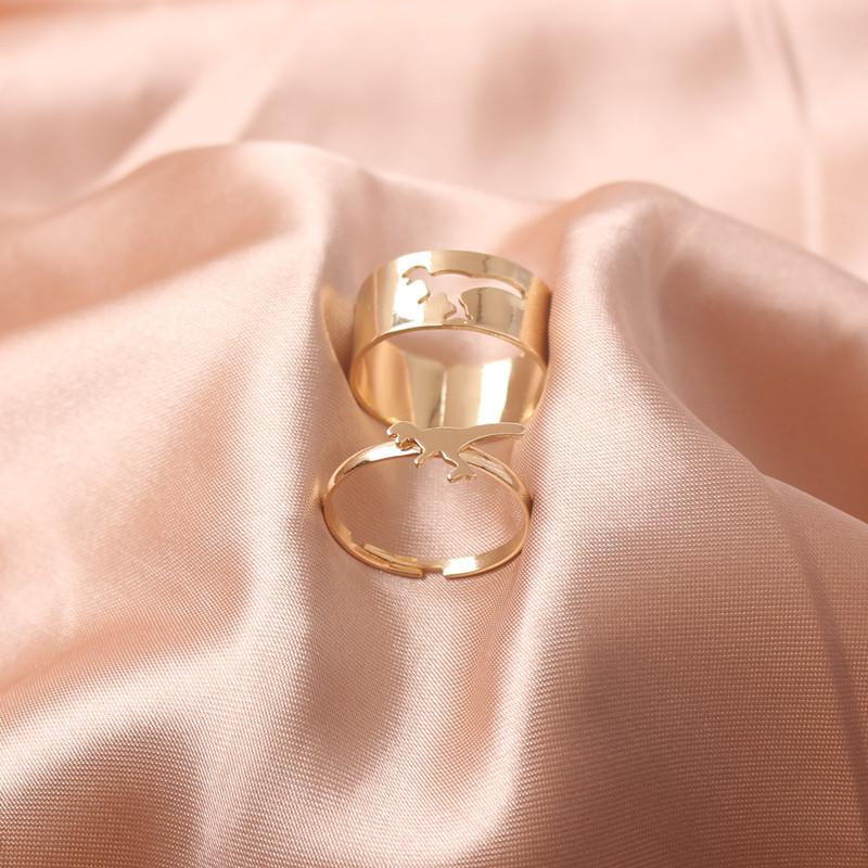 Gold Color 2pcs/set Couple Rings Women Open Rings Set Adjustable Wedding Rings Fashion Female Butterfly Rings bague femme
Gold Color 2pcs/set Couple Rings Women Open Rings Set Adjustable Wedding Rings Fashion Female Butterfly Rings bague femme