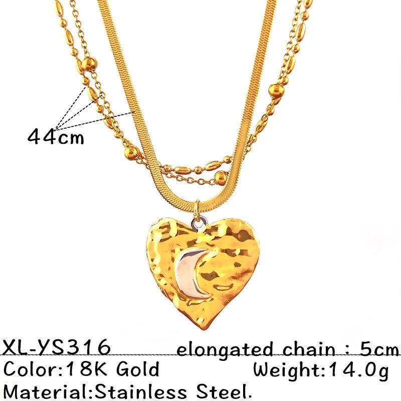Two Tone Flower Pendant Necklace Titanium Steel Minimalist Jewelry for Women Fashion Gift
Two Tone Flower Pendant Necklace Titanium Steel Minimalist Jewelry for Women Fashion Gift