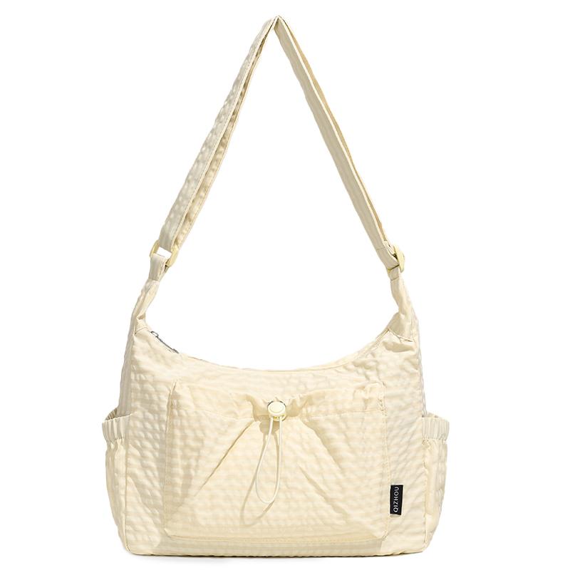 Plaid Drawstring Pleated Shoulder Bag Large Capacity Crossbody Bag жовтий
Plaid Drawstring Pleated Shoulder Bag Large Capacity Crossbody Bag жовтий