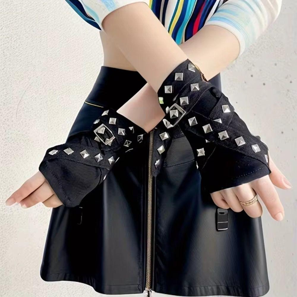 Перчатки Rope Cross Rivet, корейский стиль, короткие, теплые, эластичные, без пальцев, уличная одежда
Перчатки Rope Cross Rivet, корейский стиль, короткие, теплые, эластичные, без пальцев, уличная одежда