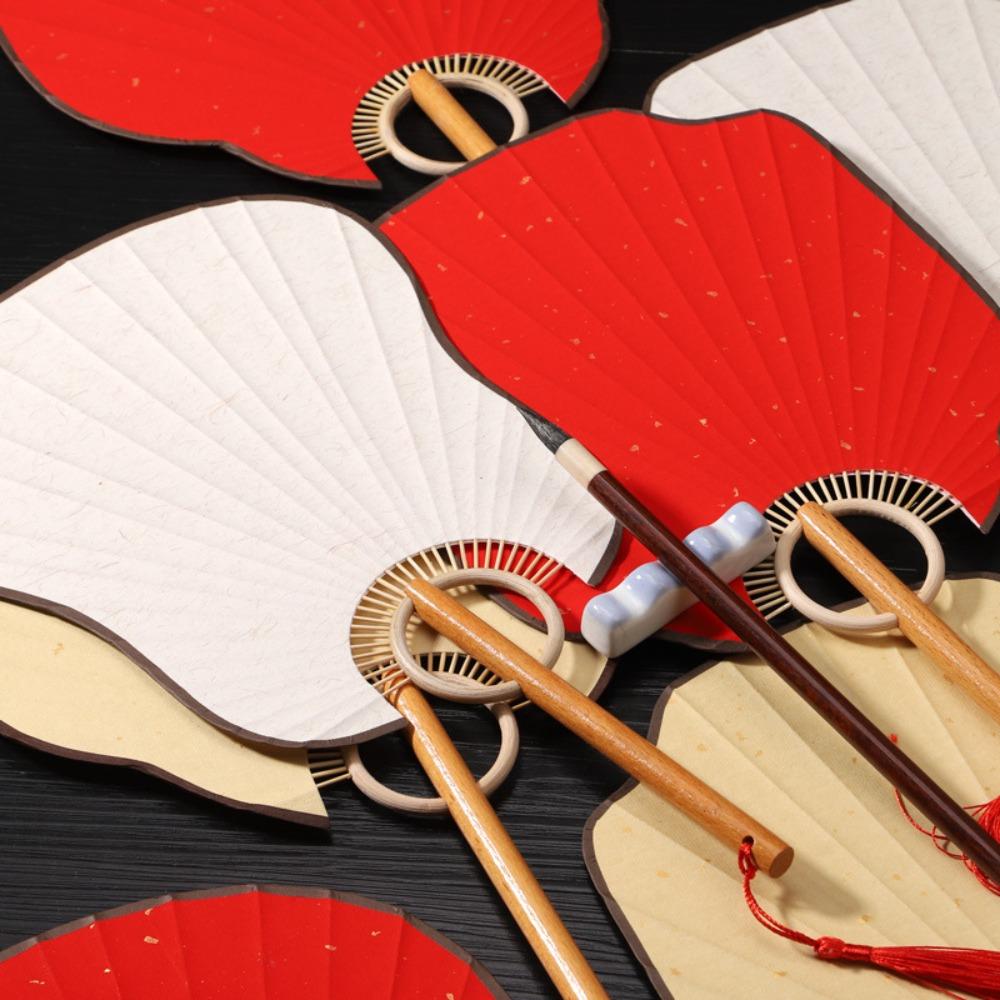 Vintage DIY Xuan Paper Fan Exquisite Hand Painted Fan Portable Chinese Style DIY Fan Summer Style A-1
Vintage DIY Xuan Paper Fan Exquisite Hand Painted Fan Portable Chinese Style DIY Fan Summer Style A-1