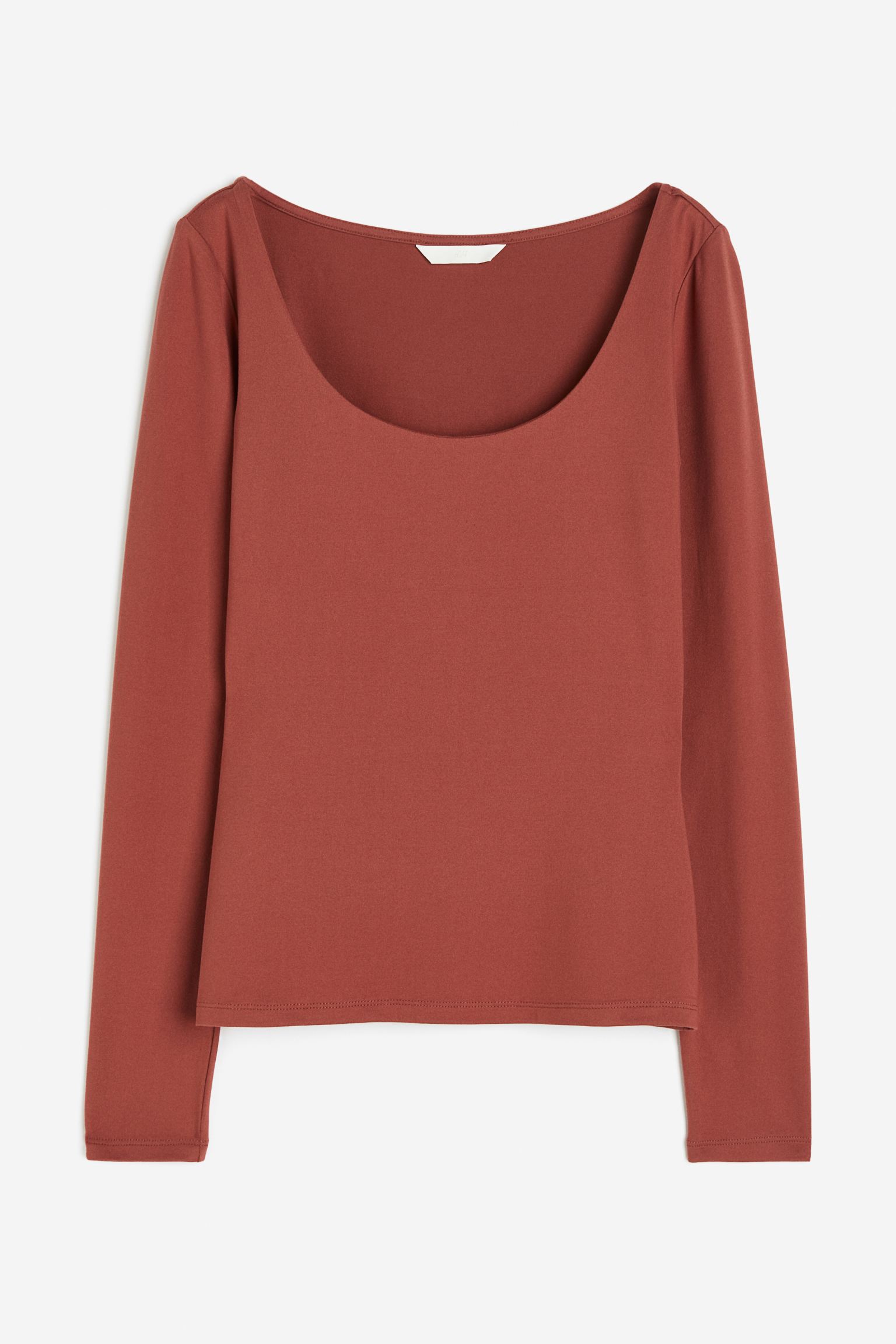 Топ из джерси с длинными рукавами
Топ из джерси с длинными рукавами