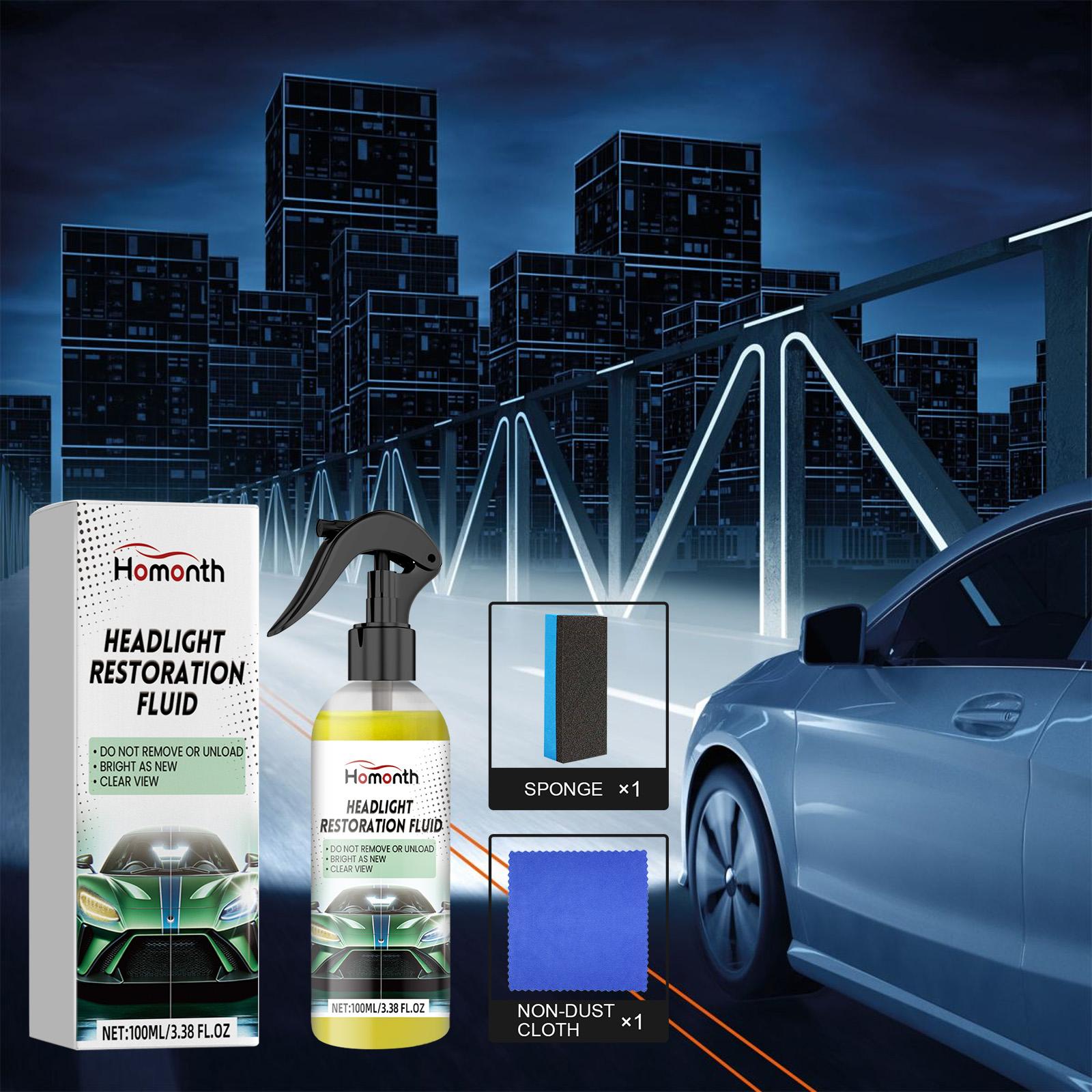 Homonth Car Headlight Repair Fluid Car Headlight Scratch Repair Lamp Brightening Crystallization Maintenance Polishing
Homonth Car Headlight Repair Fluid Car Headlight Scratch Repair Lamp Brightening Crystallization Maintenance Polishing
