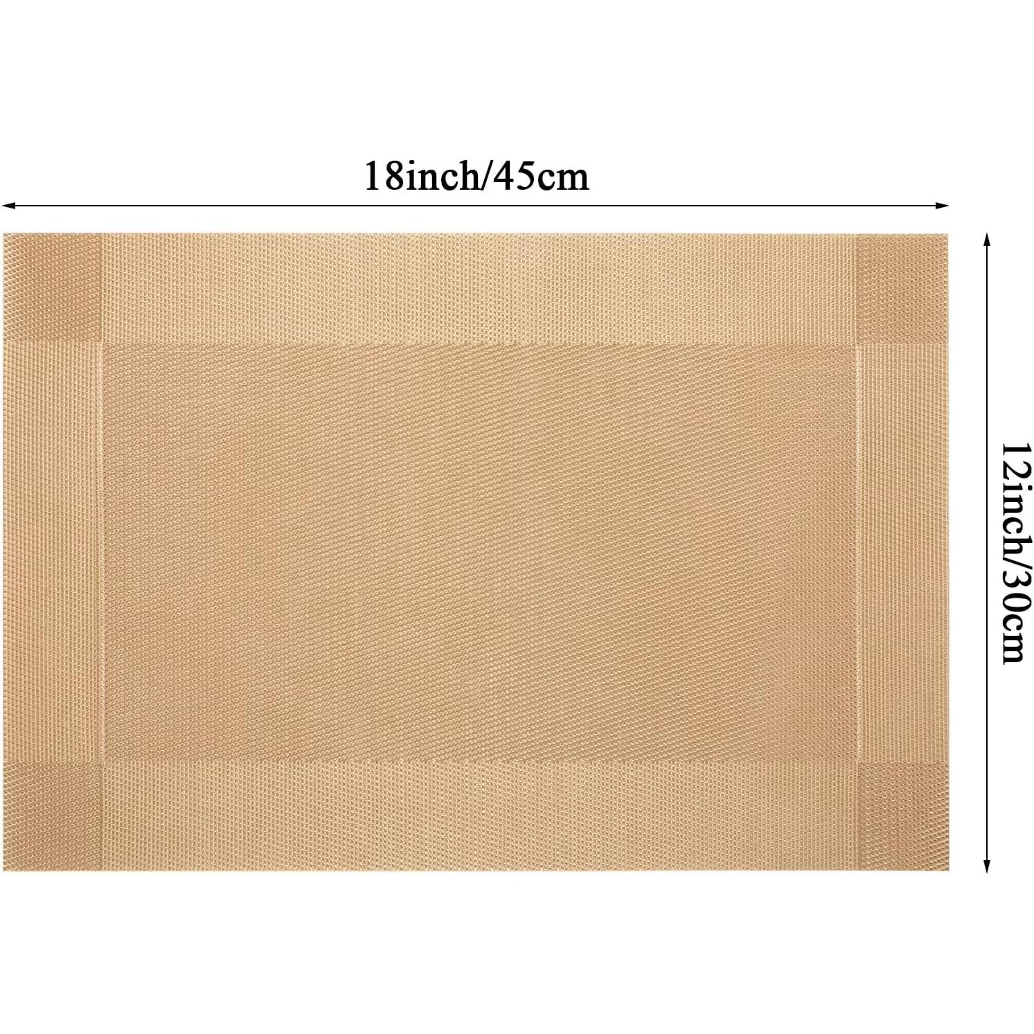 4pcs/Set Placemats Table Place Mats Premium Heat Resistant Washable Tableware Christmas Dining Table Mats bases para copos mat 45x30cm&rectangle
4pcs/Set Placemats Table Place Mats Premium Heat Resistant Washable Tableware Christmas Dining Table Mats bases para copos mat 45x30cm&rectangle