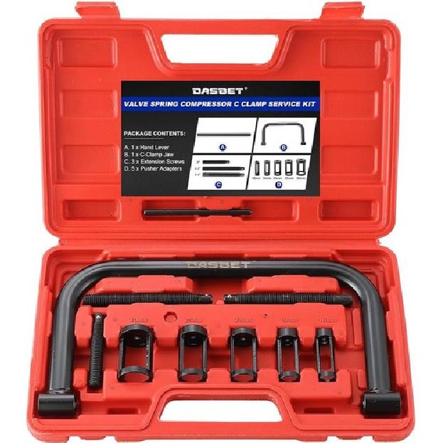 Valve Spring Compressor C Clamp Service Kit Valve Spring Removal Tool with
Valve Spring Compressor C Clamp Service Kit Valve Spring Removal Tool with