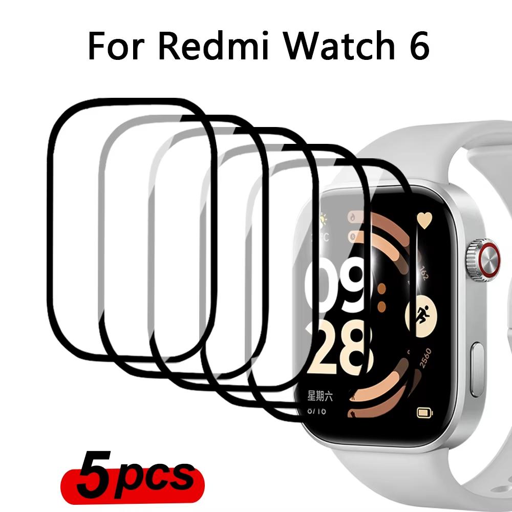TPU Film For Xiaomi Redmi Watch 6 Accessories Screen Protector Curved HD Clear Anti-Scratch Coverage Film for Redmi Watch6 Film Redmi Watch 6
TPU Film For Xiaomi Redmi Watch 6 Accessories Screen Protector Curved HD Clear Anti-Scratch Coverage Film for Redmi Watch6 Film Redmi Watch 6