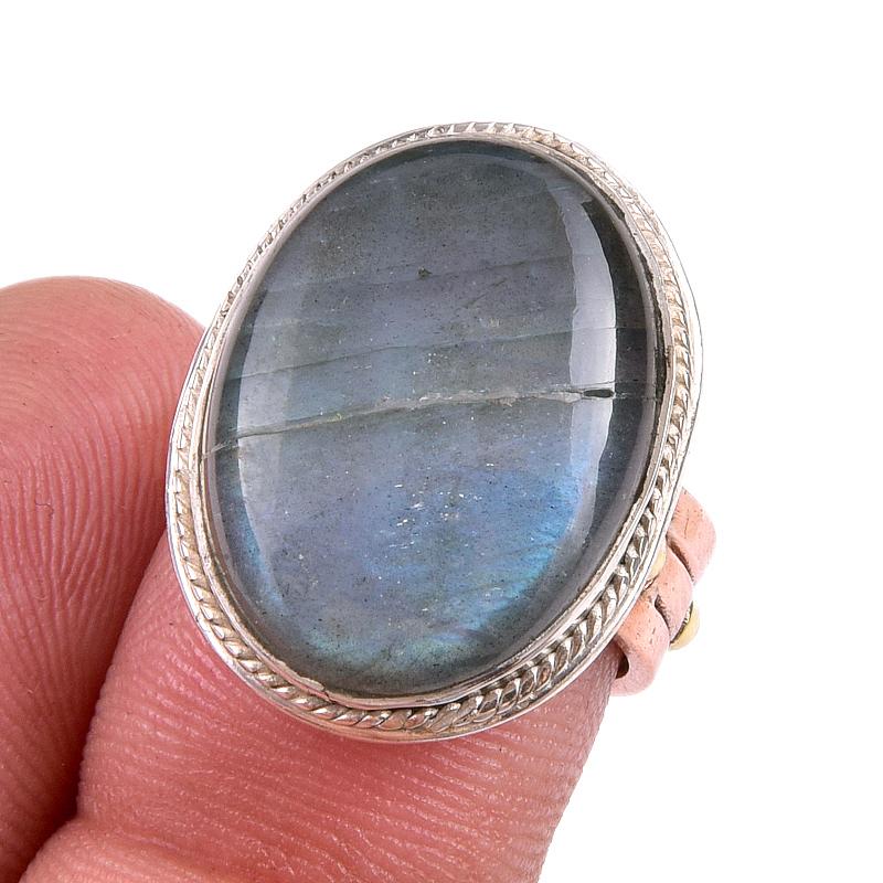 Natural Labradorite Gemstone Handmade 925 Sterling Silver Two Tone Ring S.6 P7m90
Natural Labradorite Gemstone Handmade 925 Sterling Silver Two Tone Ring S.6 P7m90