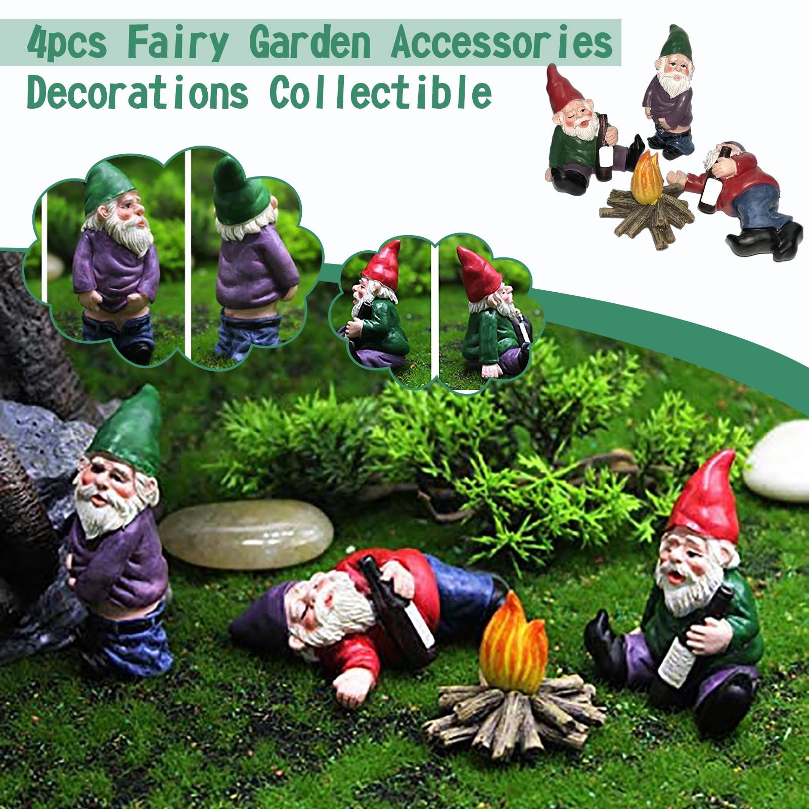 (Nobita)4pcs Garden Accessories Decorations Collectible Figurines Miniature Gnomes різнокольоровий
(Nobita)4pcs Garden Accessories Decorations Collectible Figurines Miniature Gnomes різнокольоровий