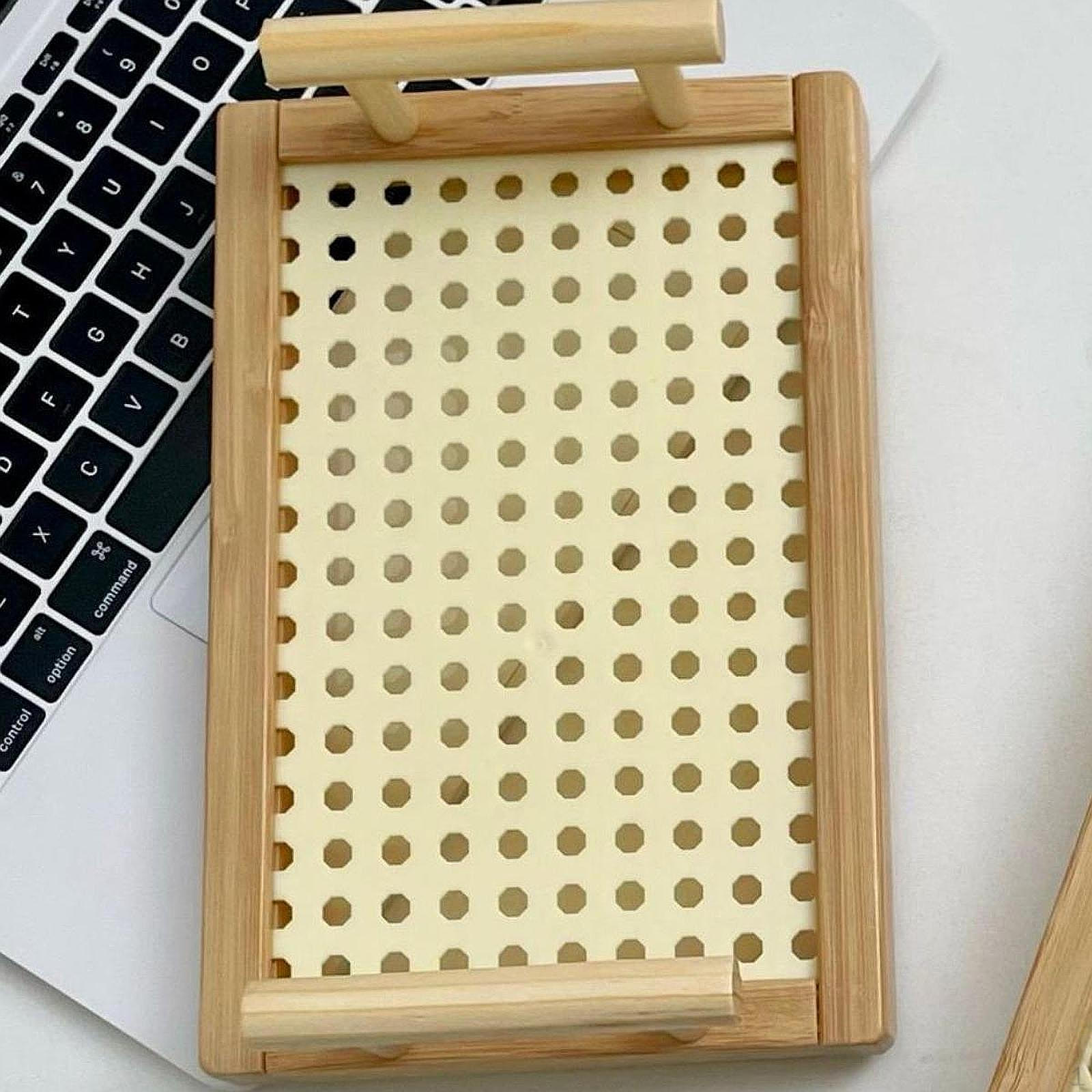 Elegant Wooden Platter for Snacks And Party Use 23cmx15.5cmx7cm
Elegant Wooden Platter for Snacks And Party Use 23cmx15.5cmx7cm