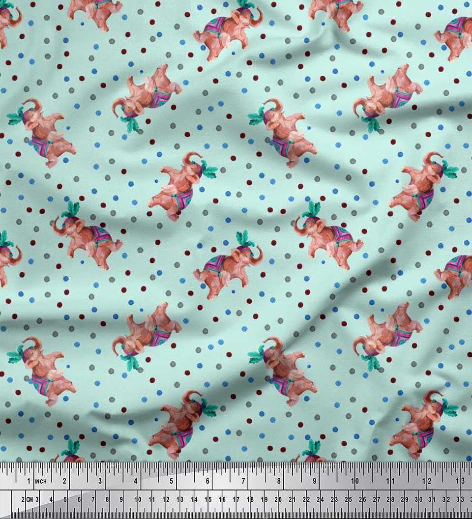 Тканина Soimoi Японія Креп-сатин Dot & Elephant Nursery Themes Print Швейна тканина метр 42 дюйма 42 Inch Wide - Poly Crepe зелений
Тканина Soimoi Японія Креп-сатин Dot & Elephant Nursery Themes Print Швейна тканина метр 42 дюйма 42 Inch Wide - Poly Crepe зелений
